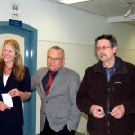 Heike Drews , Detlef Podalski und Peter Rönne vom LBM