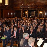 Der Große Festsaal im Rathaus war sehr gut gefüllt