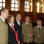 Eine Abordnung der Johanniter Unfallhilfe