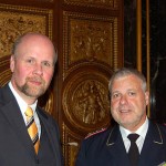 Hans-Peter Kröger, Präsident des Deutschen Feuerwehrverbandes, zählte ebenfalls zu den Gästen des Senatsempfanges