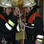 Einbinden einer Person