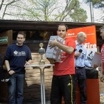 Noch mehr Pulsmesser....Tobias König freute sich