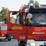 Die niedersächsische FF Salzhausen trifft ein