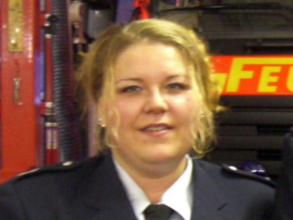 Natascha Wronski, neue Wehrführerin der FF Berne