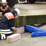 Befreiung der eingeklemmten Person