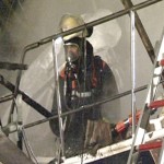 Das Gerüst vor dem Schiff. Quelle: www.nonstopnews.de