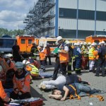 Da ein vollbesetzter Reisebus in den Unfall verwickelt war, gab es viele Verletzte