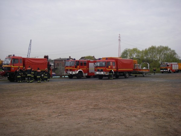 Übungsbeginn ©FF Warwisch