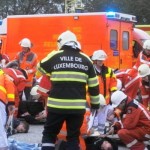 Bei allen 5 Übungen mußte eine Vielzahl an Verletzten betreut und versorgt werden