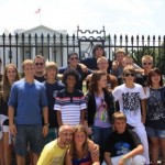 Gruppenfoto vorm Weißen Haus <br>© FF Stellingen<br