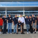 Abschied am Flughafen<br>© FF Stellingen<br