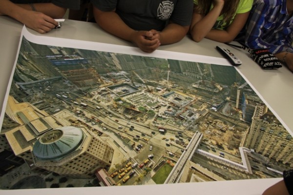 Luftbild von Ground Zero <br>© FF Stellingen<br