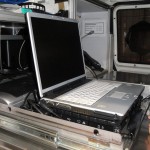 Laptop zur digitalen Einsatzunterstützung  Quelle und Copyright: Nico Oestreich, FF Hamburg-Finkenweder