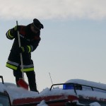 Vor die Abfahrt hat Petrus etwas Arbeit für alle Teams gesetzt (c) MT