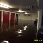 Tiefgarage in einem Hinterhof in Winterhude (c) FF Osdorf