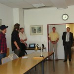 Das Team der HFUK bei der Präsentation des Films  Quelle und Copyright: AG MuK