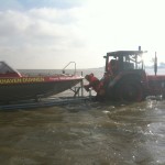 Der Einsatztraktor und das Kleinboot der FF Duhnen  Quelle und Copyright: FF Cuxhaven-Duhnen