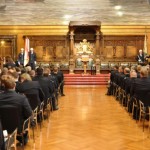 Ein traumhaftes Ambiente, der Große Festsaal des Hamburger Rathauses.
Foto: Hendrik Frese - Pressestelle Feuerwehr Hamburg