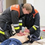 FF Hohendeich während der Reanimation