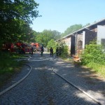 Brandobjekt Halle, früher waren weiter hinten die FFen Mitte, Altona und Berliner Tor untergebracht (c) T. Wrage, FF RISS