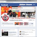 Screenshot der Freiwillige Feuerwehr Hamburg facebook-Präsenz