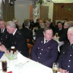 Am Tisch der FF Curslack und Warwisch