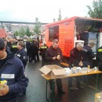 Versorgung der Kräfte mit dem Gerätewagen-Versorgung der FF Ottensen-Bahrenfeld