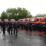 Erste Kräfteausdünnung am Samstag, 8 Löschfahrzeuge fuhren zurück nach Hamburg. (c) Bereichswebmaster Bergedorf