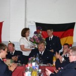 Selbstverständlich gab es auch Blumen für Ehefrau Ilona  © C.Buschmann