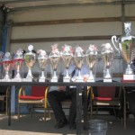 Die begehrten Pokale in voller Pracht