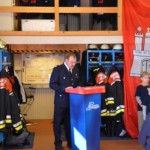 Rede des Wehrführers der FF Groß Borstel Andreas Meyer