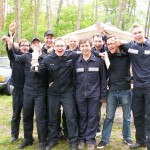 Die völlig unerwartet drittplatzierte Mannschaft aus Osdorf nach der Siegerehrung (c) FFO MT