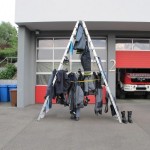 Einfallsreiche Trocknung der Bekleidung
