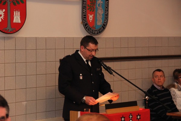 Der Kamerad Sven Kohlrusch führte die Gäste als Moderator durch den Abend.