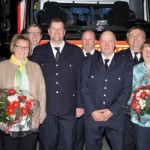 von links: WF Bernd Rieck, Britta Fredeland, BERF Karsten
Dabelstein, Andreas Fredeland, WF-V Sven Gerdau, Karl-Heinz Kahl,
LBF André Wronski, Rosi Kahl