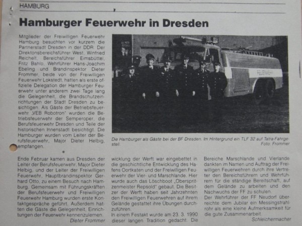Zeitungsausschnitt (© Fro)