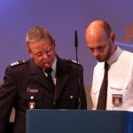 Der Geschäftsführer der FF Andreas Neven im vorbereitenden Gespräch mit Moderator Peter Wegemer (c) AG MuK