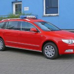 Skoda Octavia Superb Kombi m. Frontblitzern