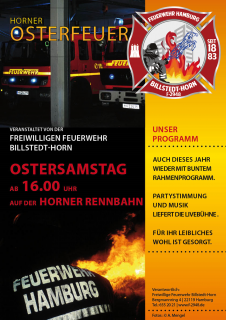 Osterfeuer Plakat -Neu-