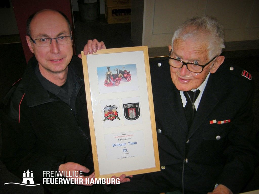 HBM Wilhelm Timm (rechts) mit WFV Jan Hamer
Foto: D.Frommer