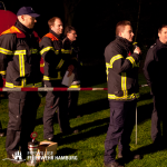 Jugendfeuerwehrwart-Vertreter Tim Heisler verkündet die Plätze.