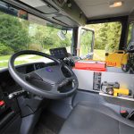 Über ein Display kann die Einsatzadresse gleich bei Alarmierung an das Navi übermittelt werden.