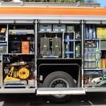 Auf der Fahrerseite befindet sich das neue Schlauchpaket im G5.