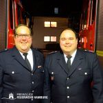 Das neue Wehrführerteam: Rüdiger Lach als Vertreter (v.l.) und Wehrführer Michael Jahnke 