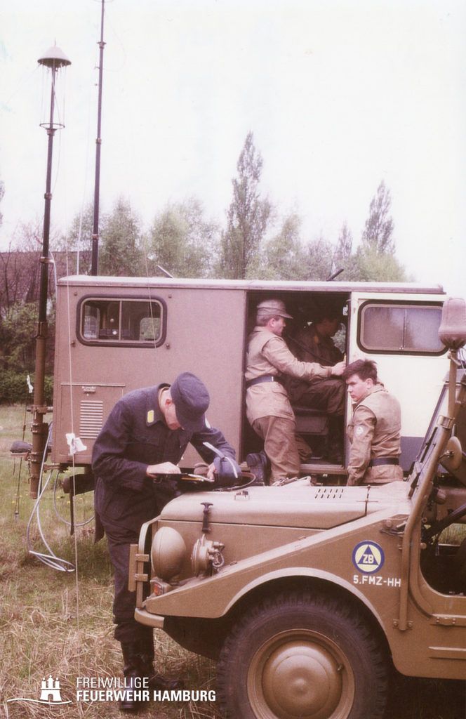 Funkkraftwagen des LSHD im Übungsbetrieb