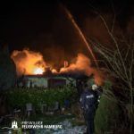 Brand einer Gartenlaube in Lokstedt (C) S. Peters