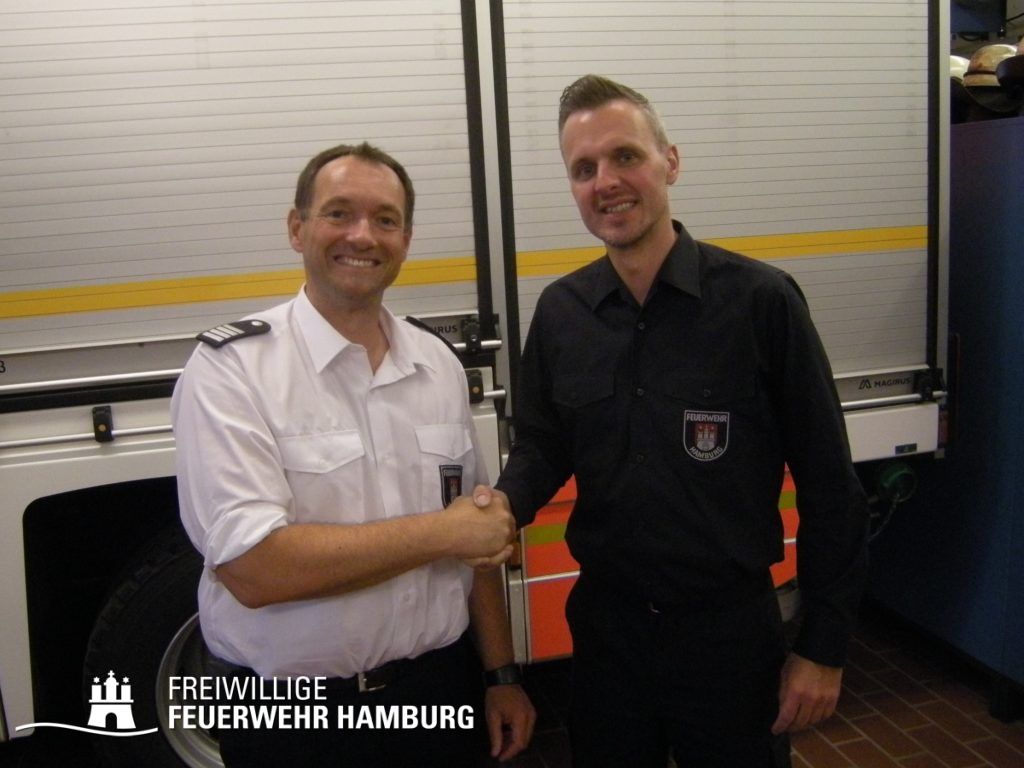 Oliver Knabjohann (r.) mit Peter Kleffmann (© Fro)