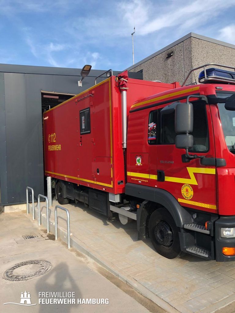 Die erste Einfahrt in die neue Garage