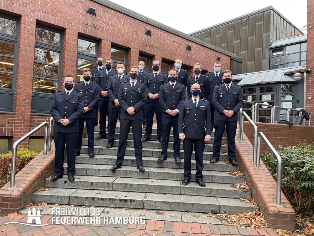 12 neue Zugführer der FF Hamburg geprüft am 11.12.2020
