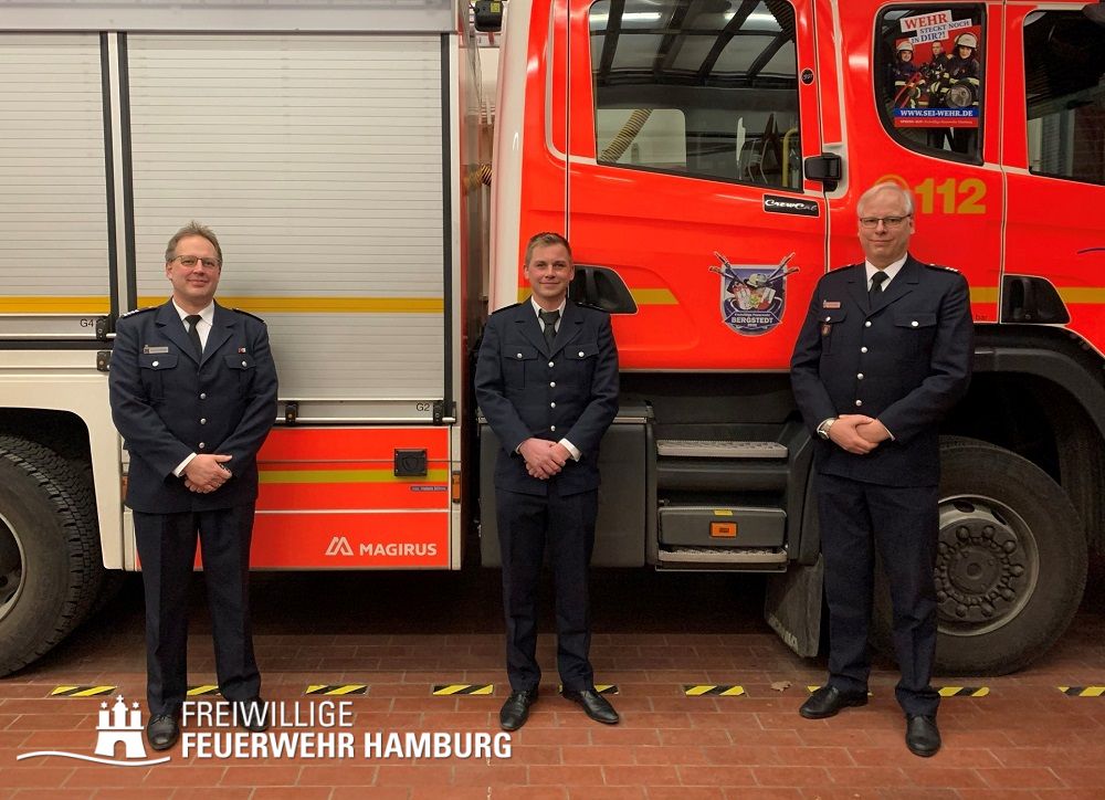 BerF Henning Heidmann, WFV Heiko Kracht, WF Fabian Keller (vlnr)